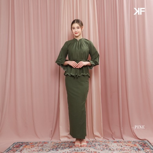 PREORDER Kurung Thallia - Pine