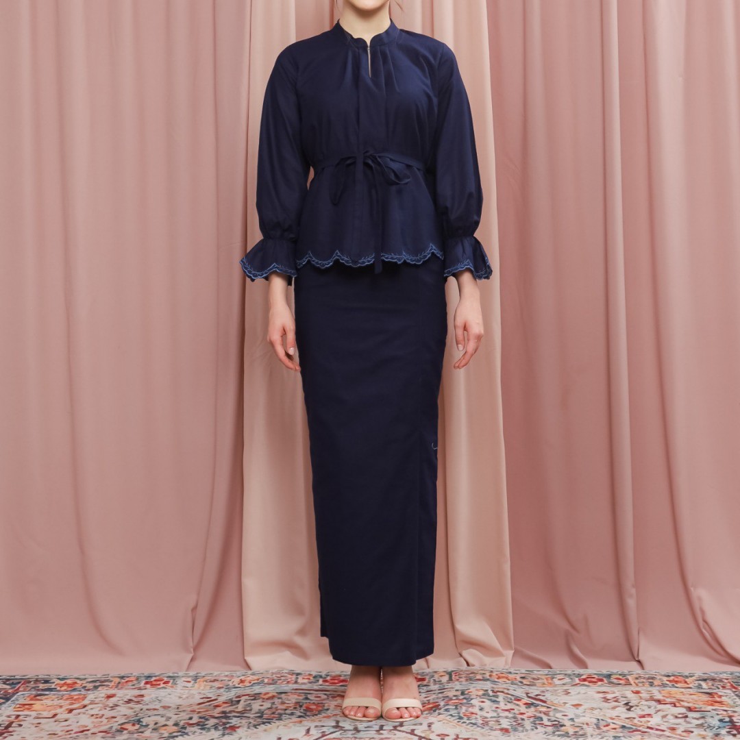 PREORDER Kurung Thallia - Denim