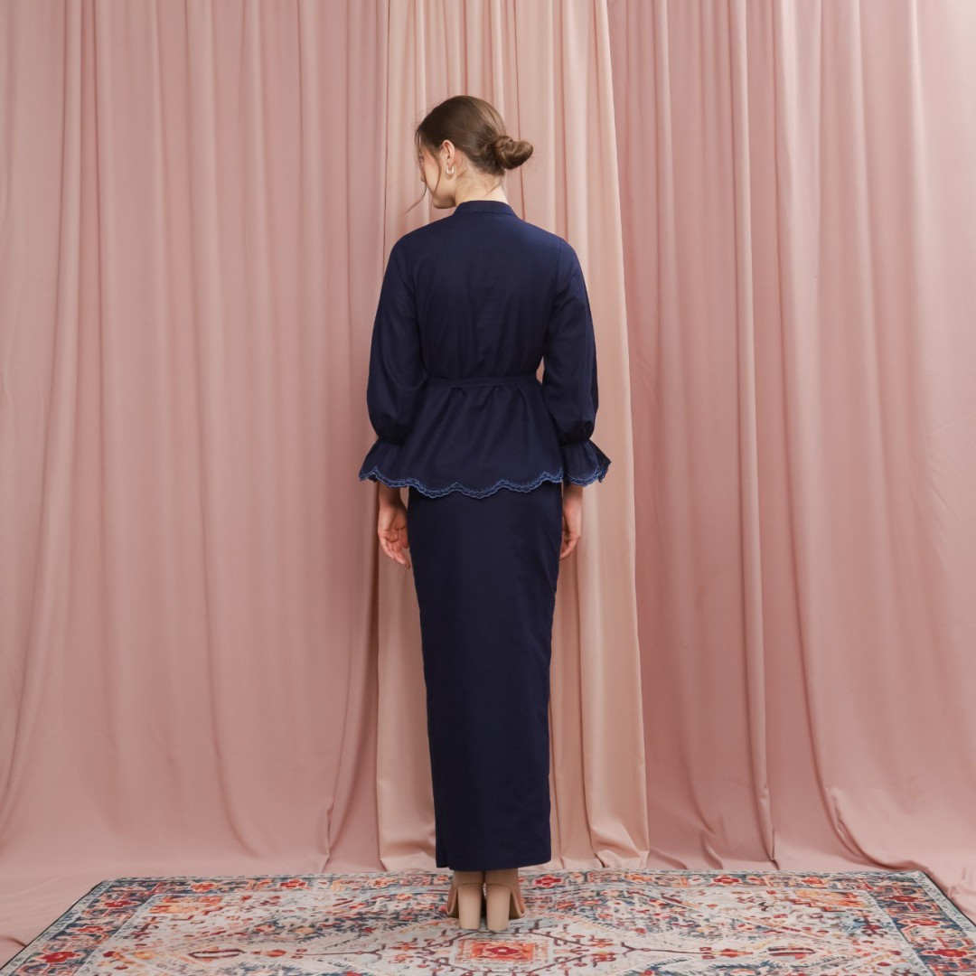 PREORDER Kurung Thallia - Denim