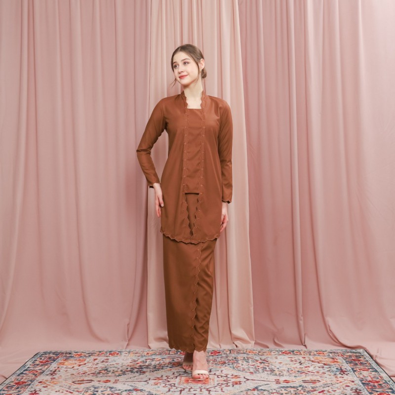 PREORDER Kurung Dinda - Garnet
