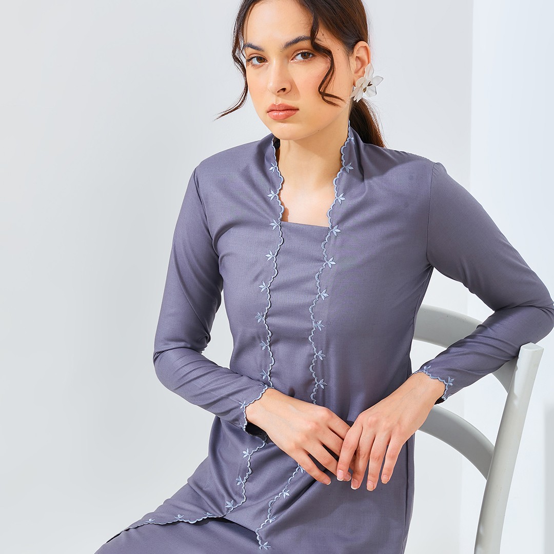 Kurung Dinda Slate
