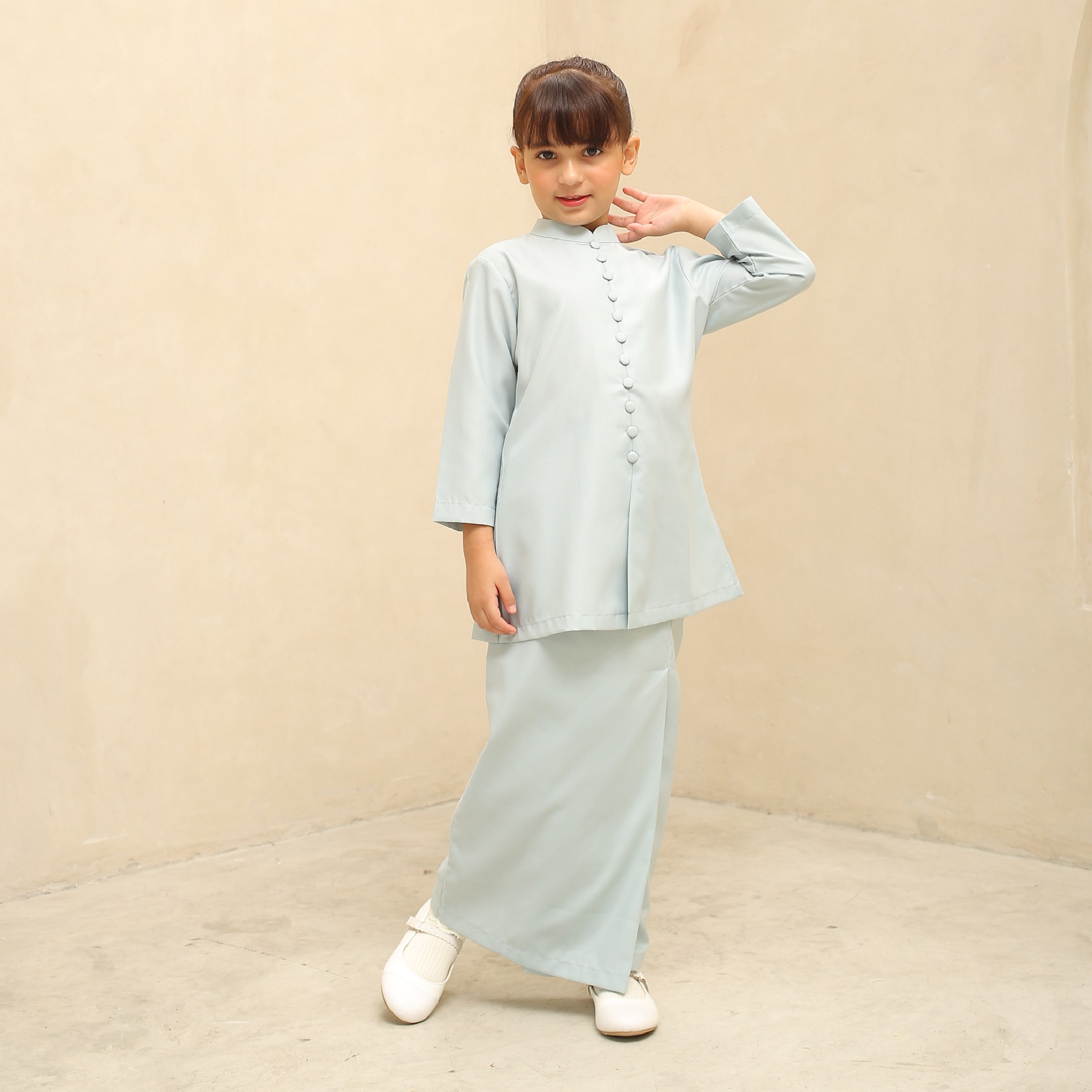 Kids Tyara Cekak Musang - Baby Blue